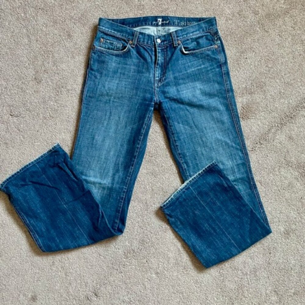 7 For All Mankind "A" Pocket Bootcut Jeans 32X34